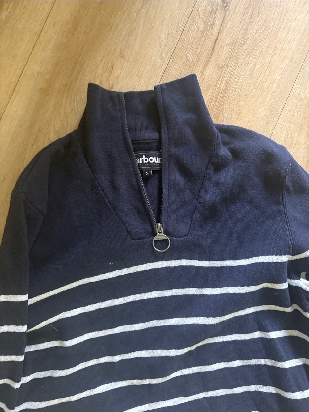 Barbour men’s halfzip sweater - Picture 2 of 4